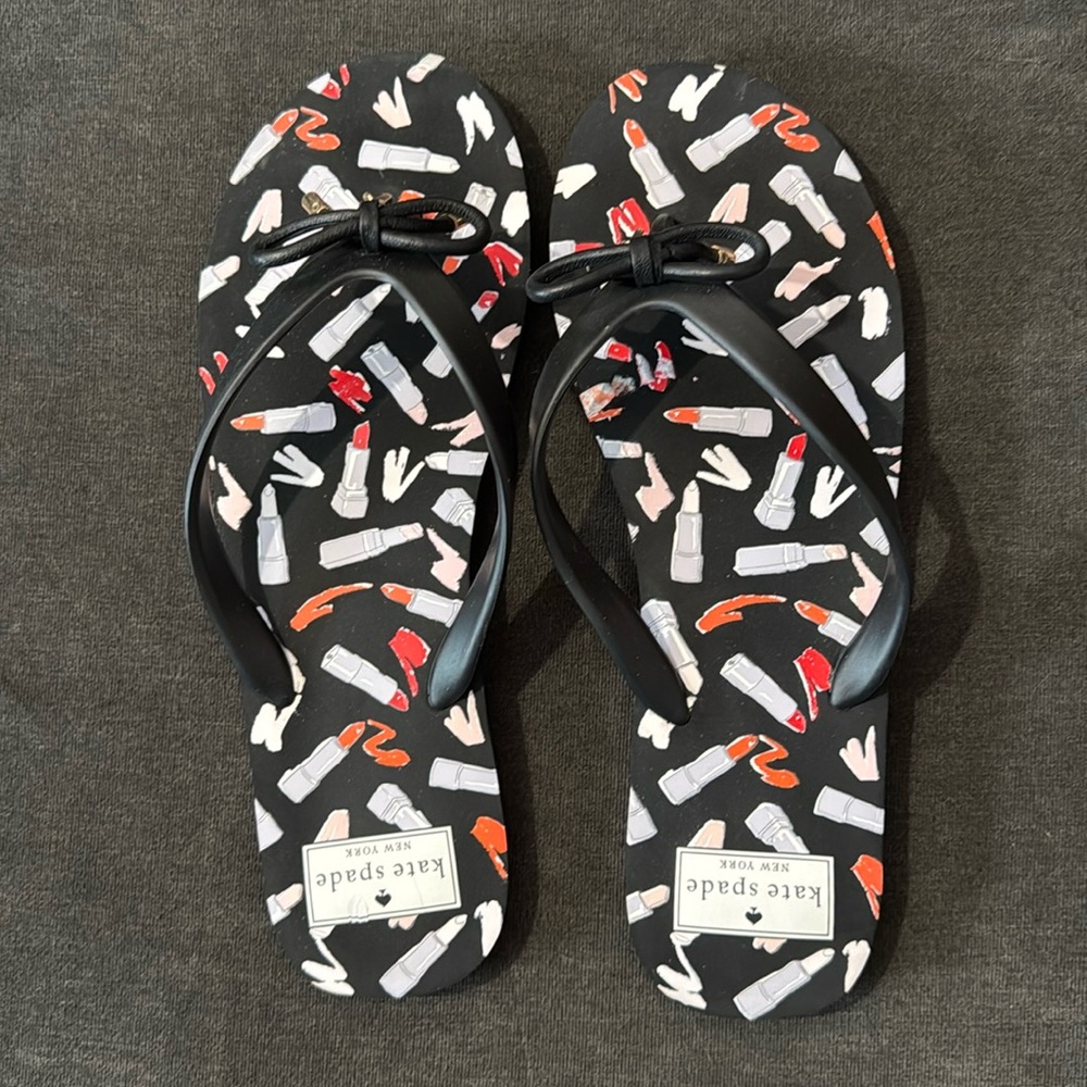 Kate Spade Sandals Flip Flops size 9 10 Large